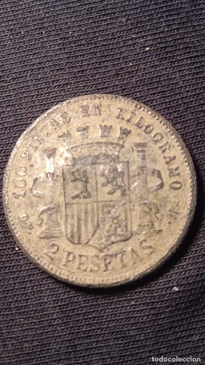 Monedas de Espa&ntilde;a: Antigua moneda falsa de &eacute;poca. - Foto 2