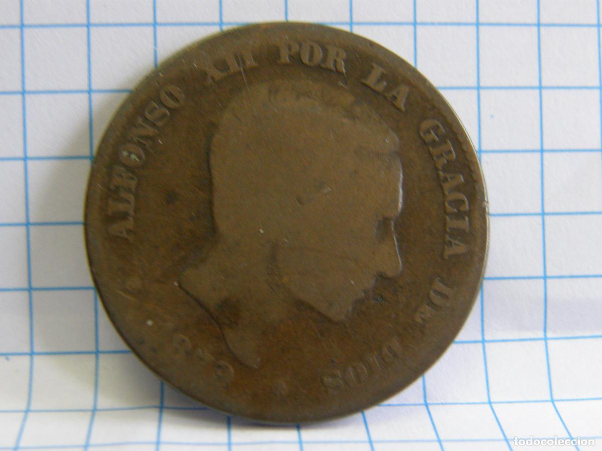 Monedas de Espa&ntilde;a: MONEDA ALFONSO XII 10 CENTIMOS - 1879 - Foto 1
