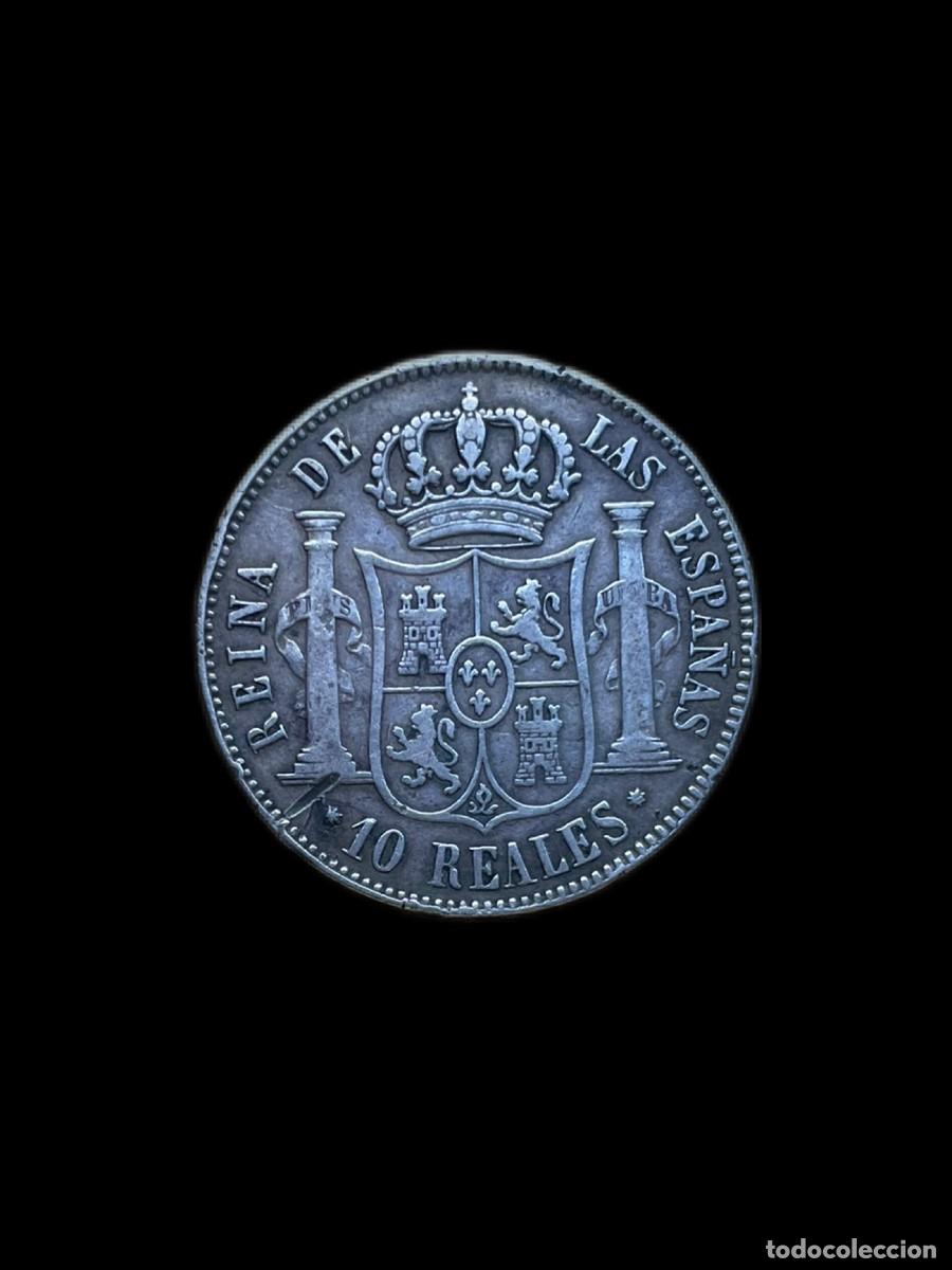 Monedas de Espa&ntilde;a: 2 Escudos Isabel II Barcelona - Foto 2