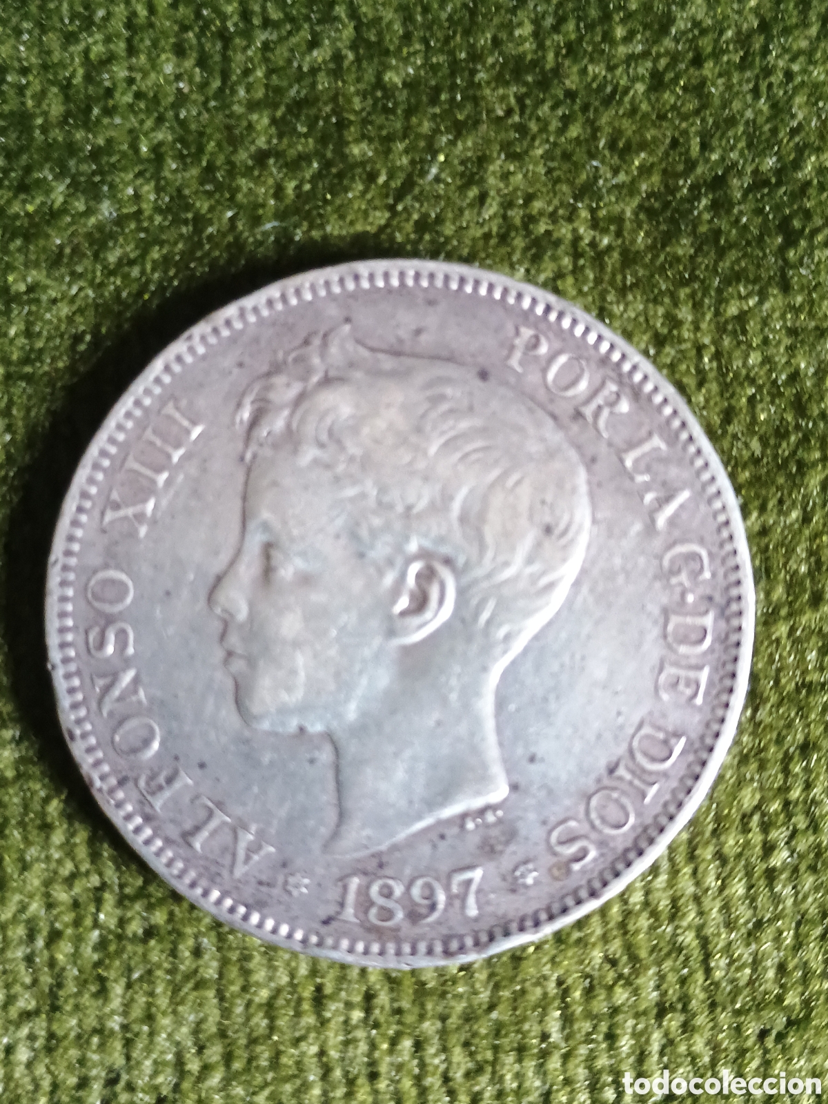 Monedas de Espa&ntilde;a: Alfonso XIII 1897 estrella 97 - Foto 1