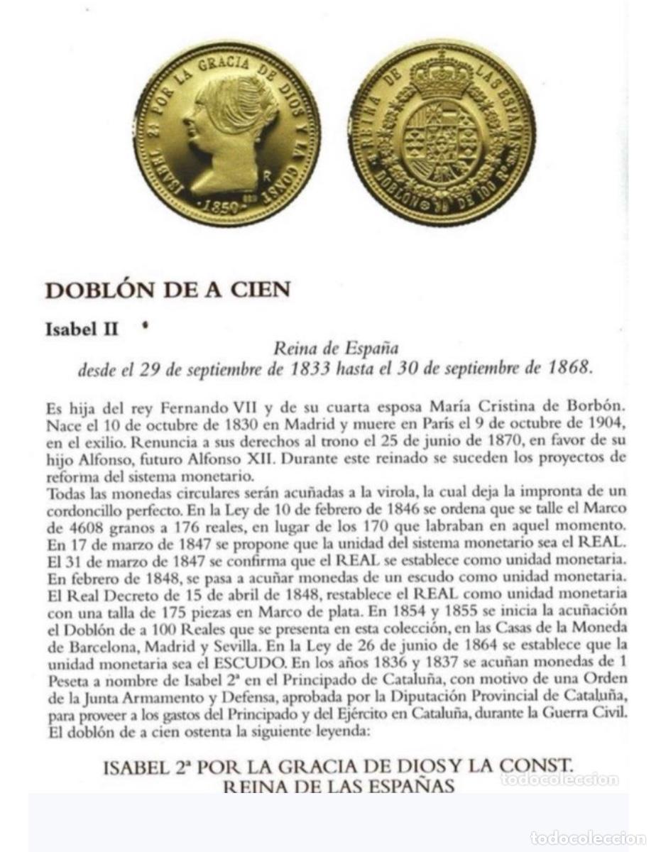 Monedas de Espa&ntilde;a: Dobl&oacute;n oro Isabel II 1850 - Foto 4