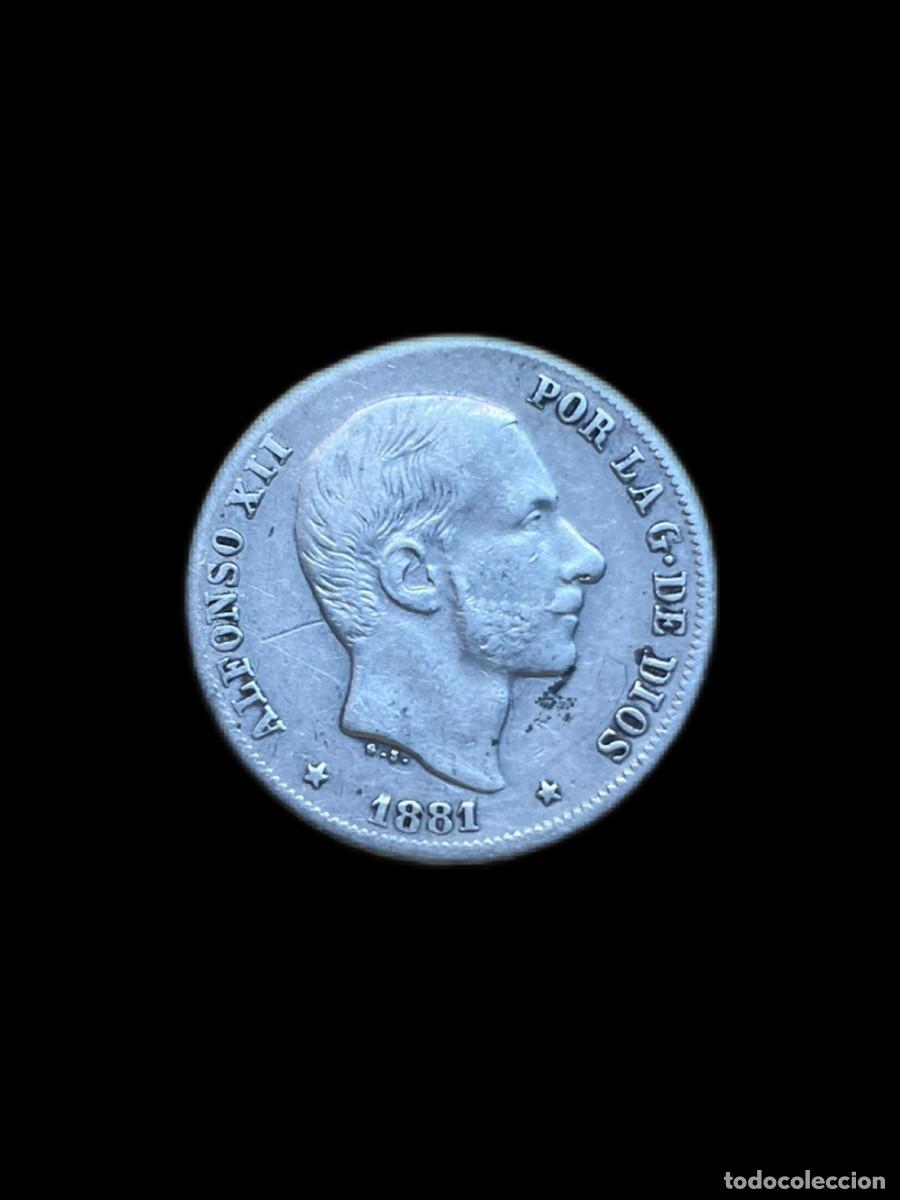 Monedas de Espa&ntilde;a: 20 Centavos de peso Alfonso XII - Foto 1