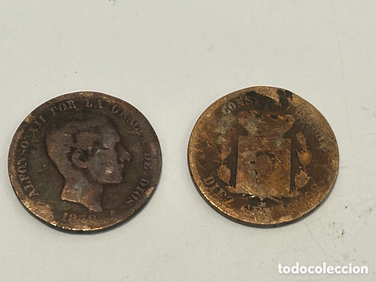 Monedas de Espa&ntilde;a: MONEDA DE 5 C&Eacute;NTIMOS ALFONSO XII TOTAL 17 - Foto 1
