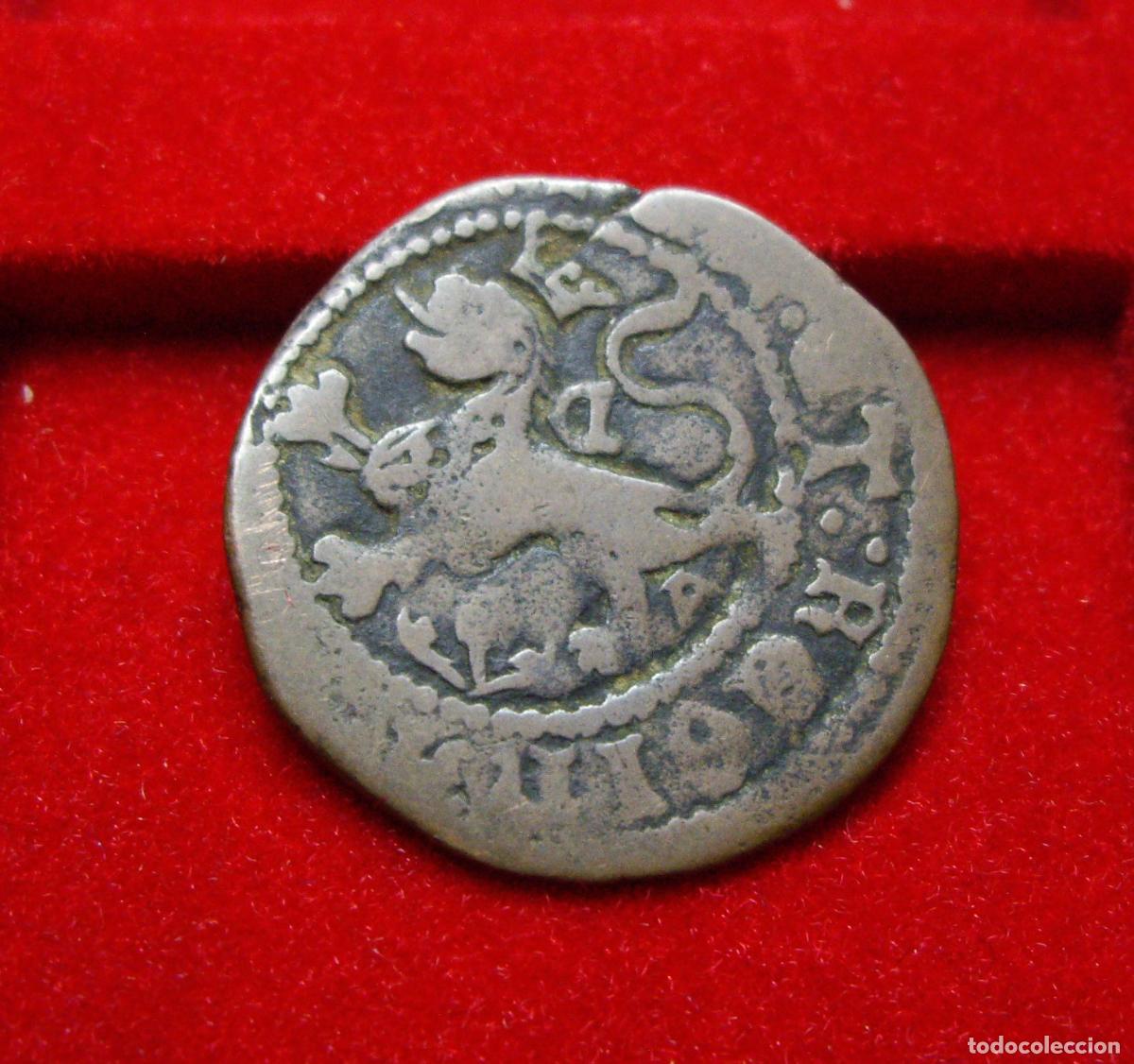 Monedas de Espa&ntilde;a: REYES CATOLICOS - 2 MARAVEDIS de CUENCA - Foto 2