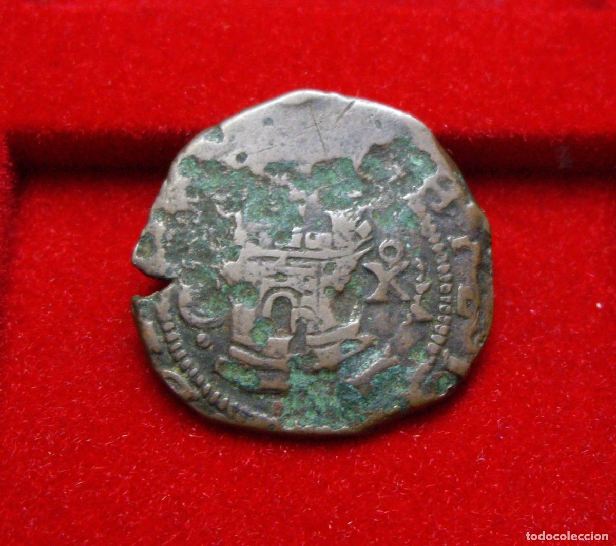 Monedas de Espa&ntilde;a: FELIPE II - 2 MARAVEDIS de CUENCA - Foto 1