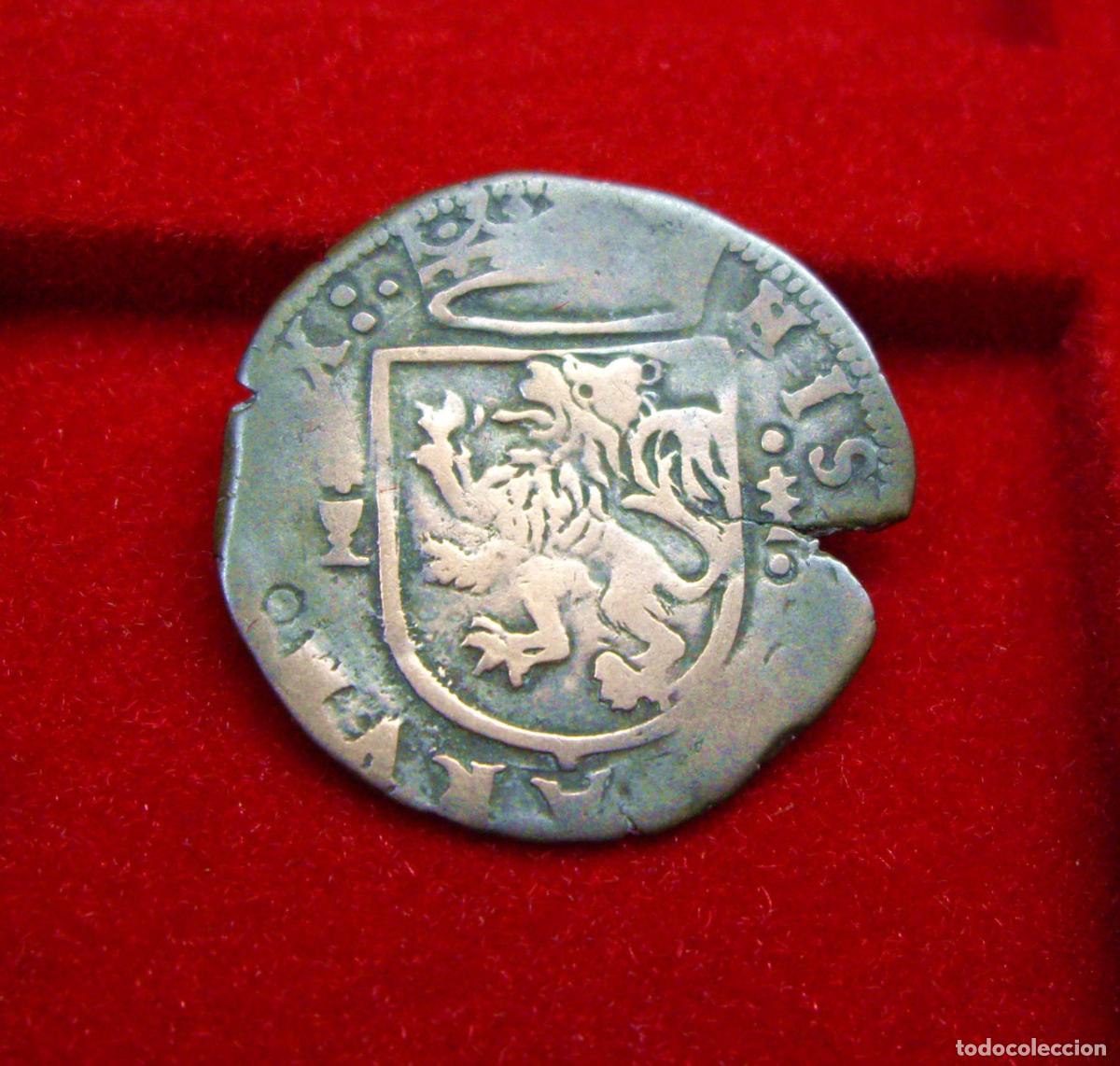 Monedas de Espa&ntilde;a: FELIPE II - CUARTILLO (8 1/2 MARAVEDIS) de CUENCA - Foto 2