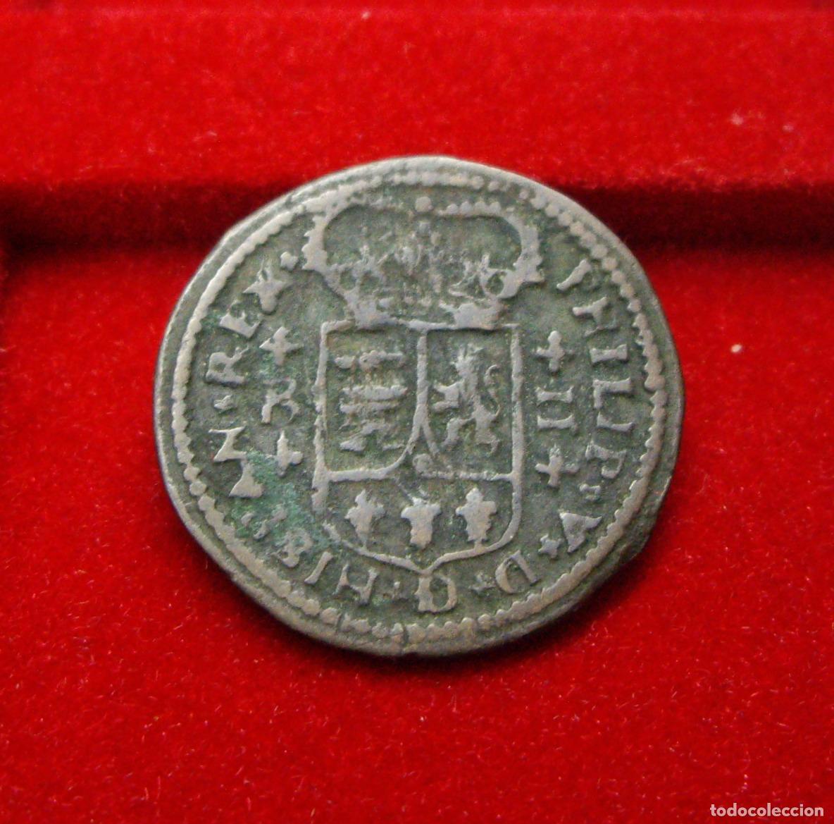 Monedas de Espa&ntilde;a: FELIPE V - 2 MARAVEDIS de BURGOS 1720 - Foto 1