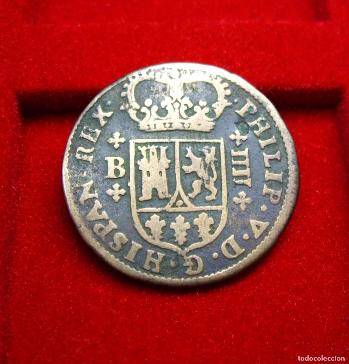 Monedas de Espa&ntilde;a: FELIPE V - 4 MARAVEDIS de BURGOS 1720 - Foto 1