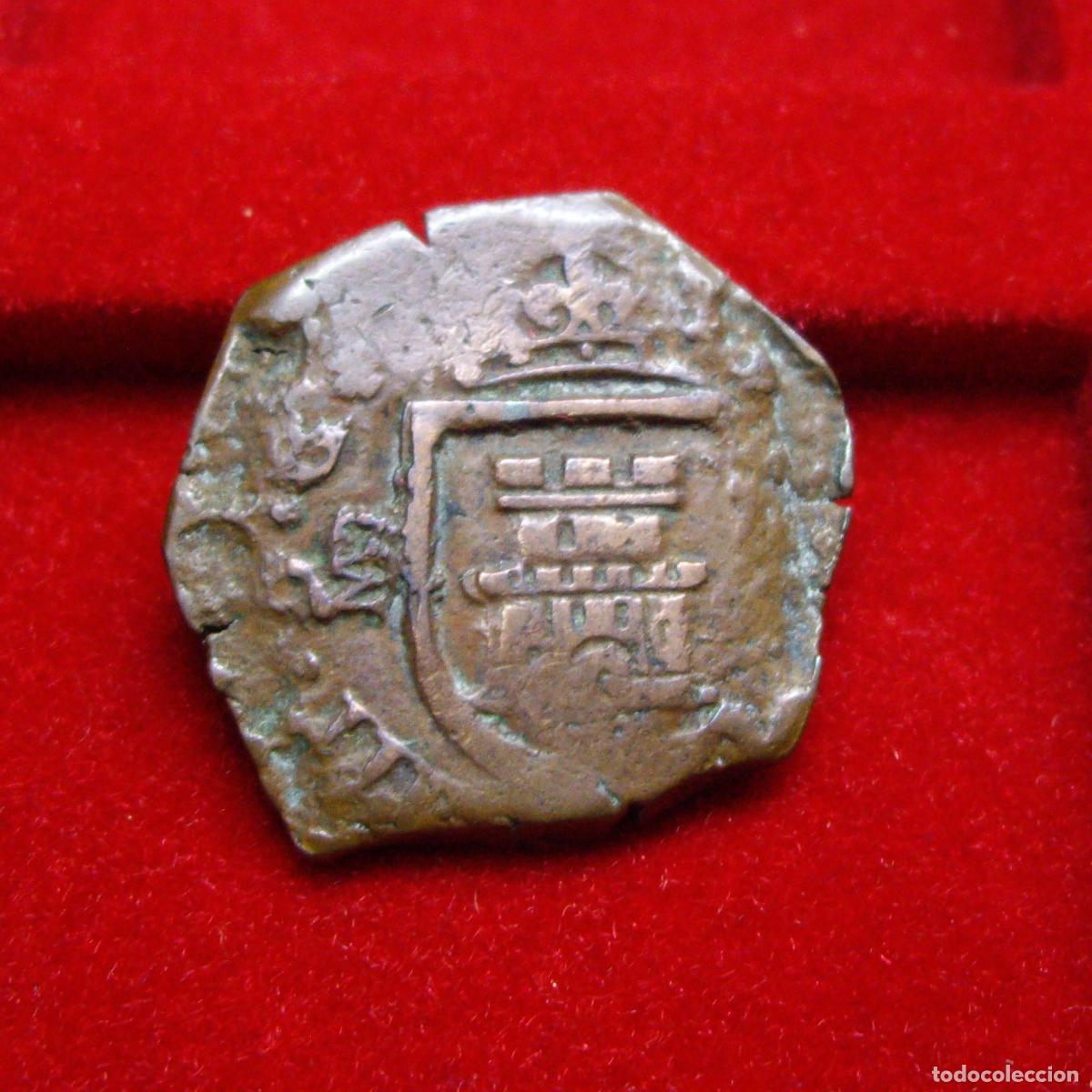 Monedas de Espa&ntilde;a: FELIPE IV - 8 MARAVEDIS de MADRID - 1621 - Foto 2