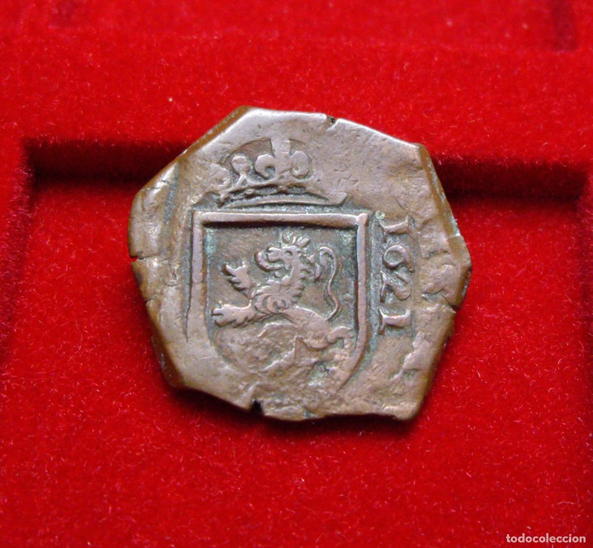Monedas de Espa&ntilde;a: FELIPE IV - 8 MARAVEDIS de MADRID - 1621 - Foto 1