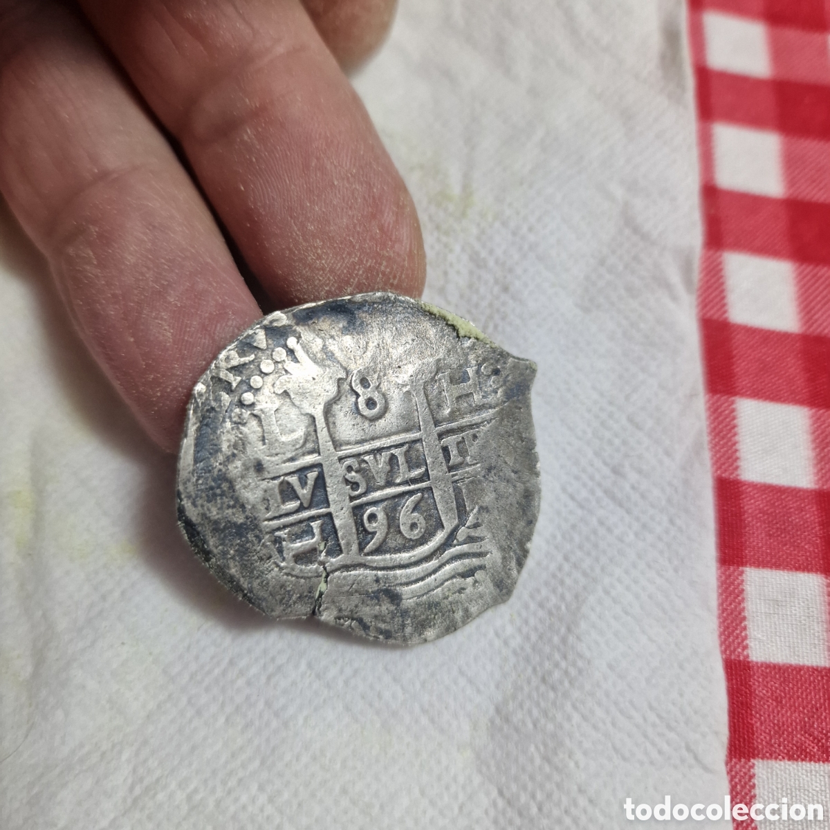Monedas de Espa&ntilde;a: Macuquina de 8 reales - Foto 3