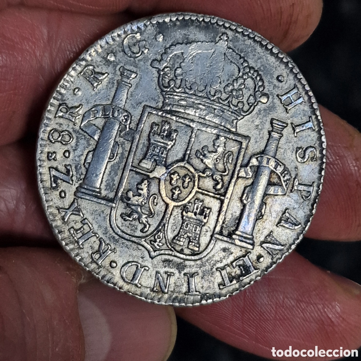 Monedas de Espa&ntilde;a: 8 reales mejico de plata - Foto 7