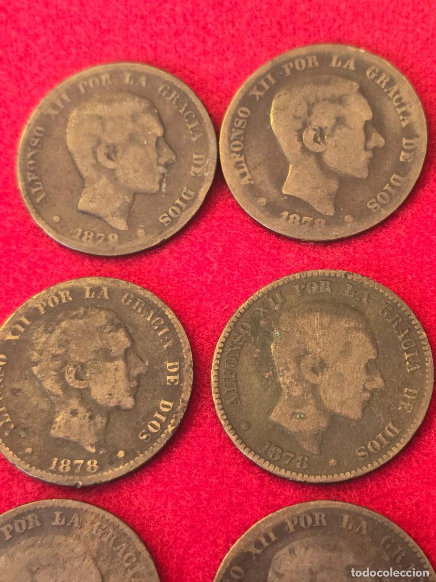 Monedas de Espa&ntilde;a: LOTE 16 MONEDAS DIEZ CENTIMOS 1878 - Foto 2