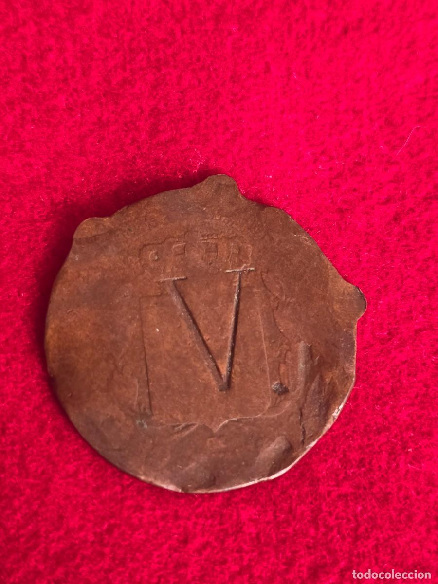 Monedas de Espa&ntilde;a: MONEDA CON RESELLO R V - Foto 2