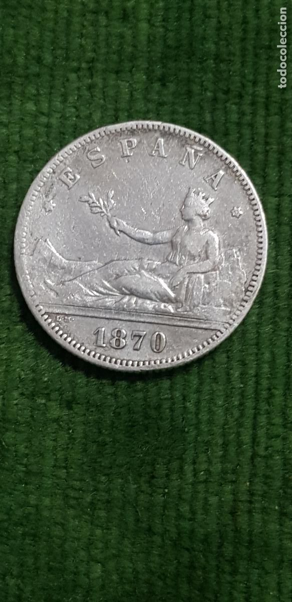 Monedas de Espa&ntilde;a: ESPA&Ntilde;A MONEDA 2 PESETAS ISABEL 1870 -73 - Foto 1