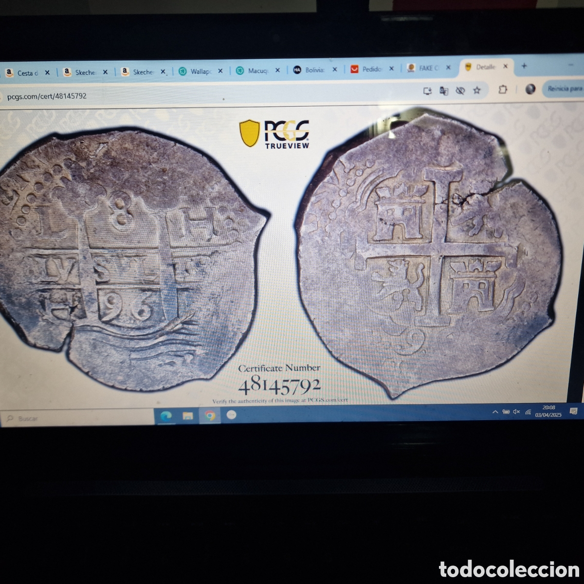 Monedas de Espa&ntilde;a: Macuquina de 8 reales - Foto 9
