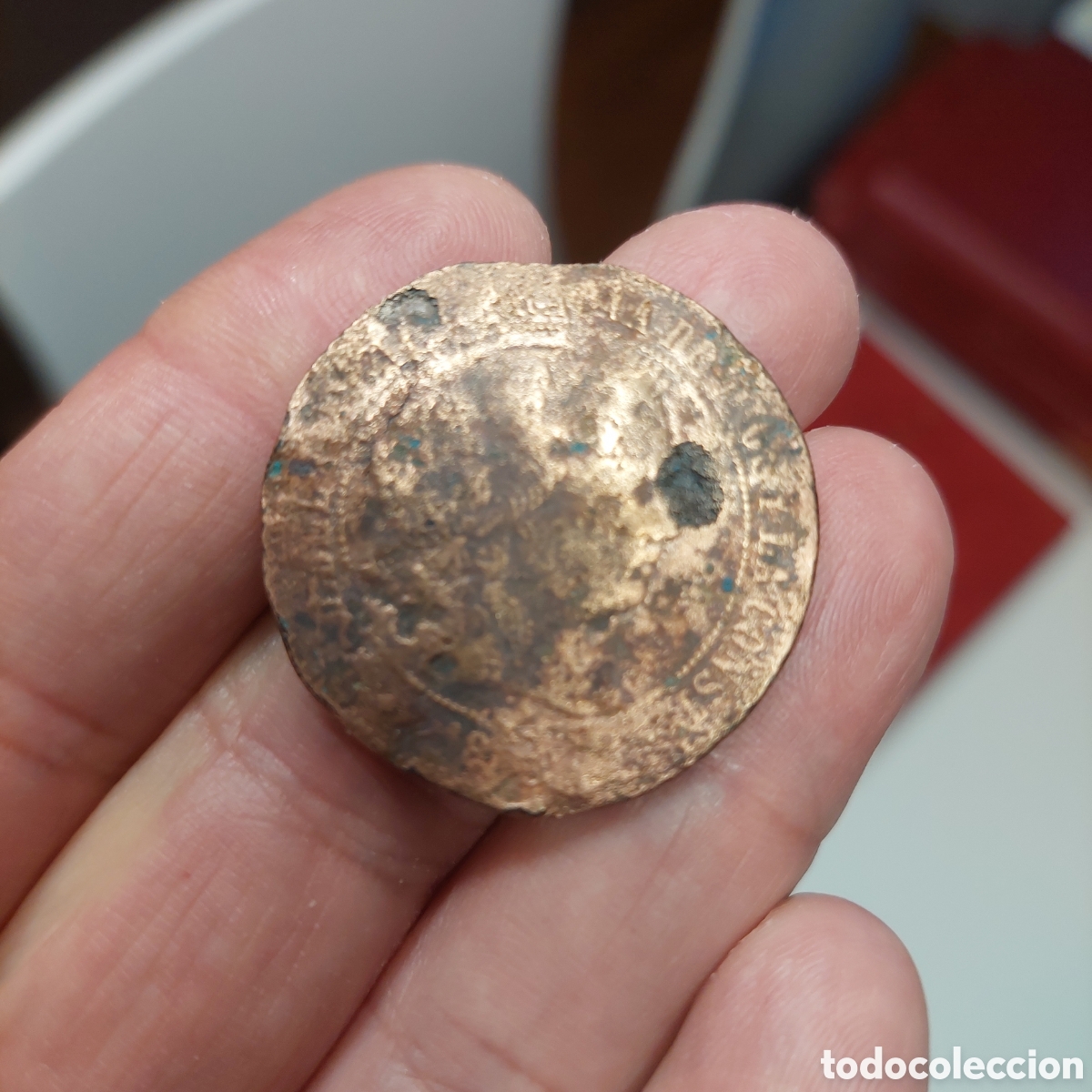 Monedas de Espa&ntilde;a: Isabel II 1860 25 Cent.Real - Foto 2