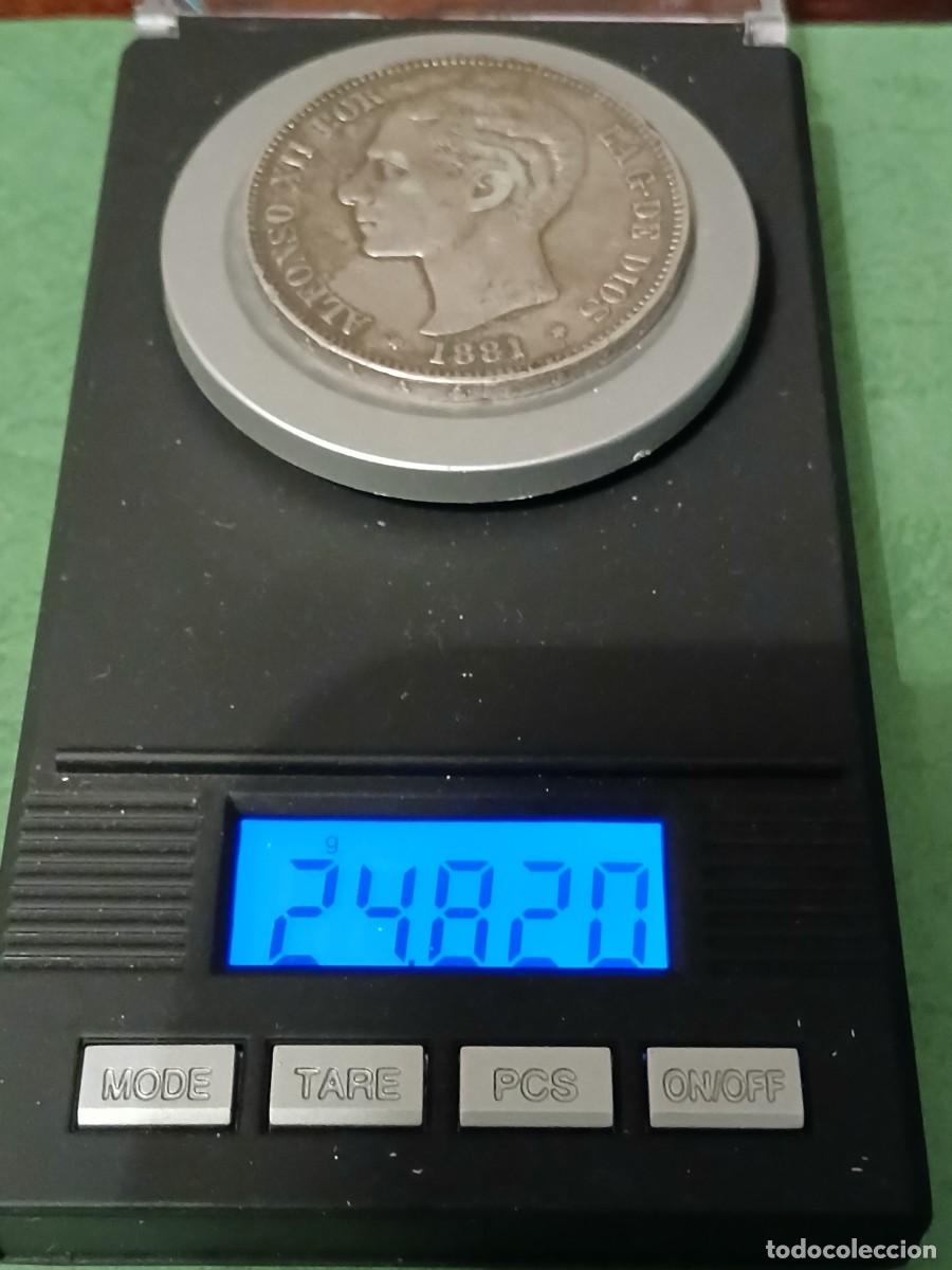 Monedas de Espa&ntilde;a: 5 pts Alfonso XII 1881 - Foto 3