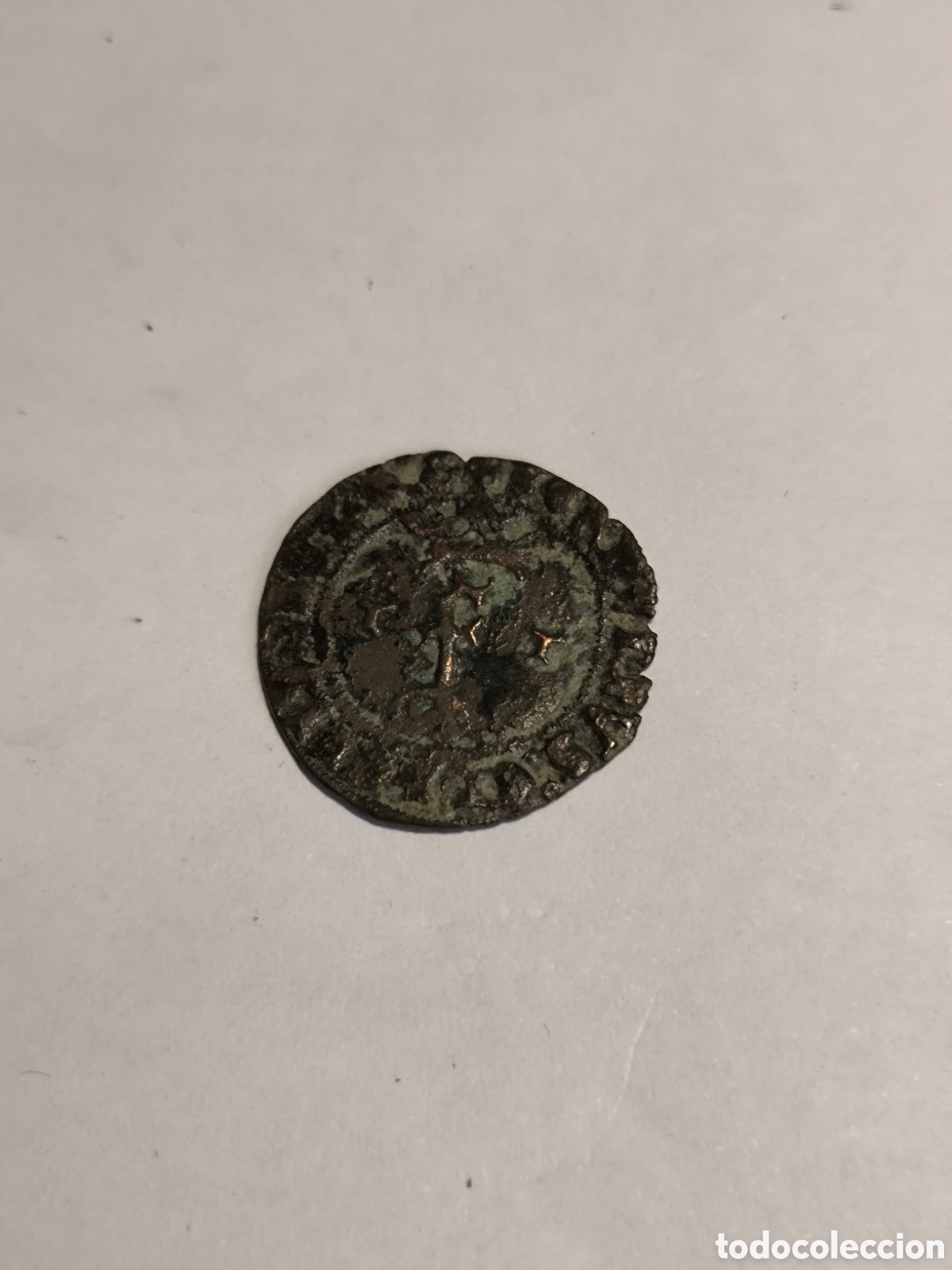 Monedas de Espa&ntilde;a: Blanca Reyes Cat&oacute;licos Ceca Cuenca - Foto 2