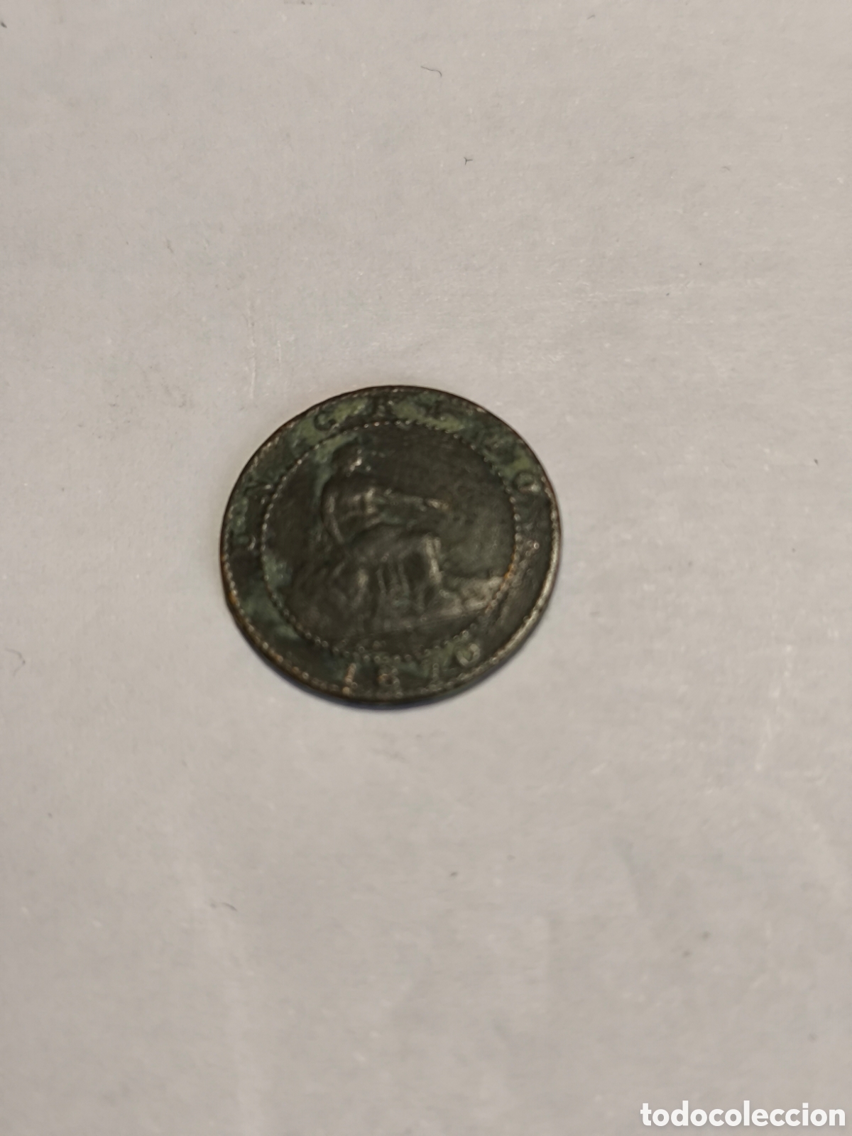 Monedas de Espa&ntilde;a: 1 C&eacute;ntimo Gobierno Provisional 1870 - Foto 1