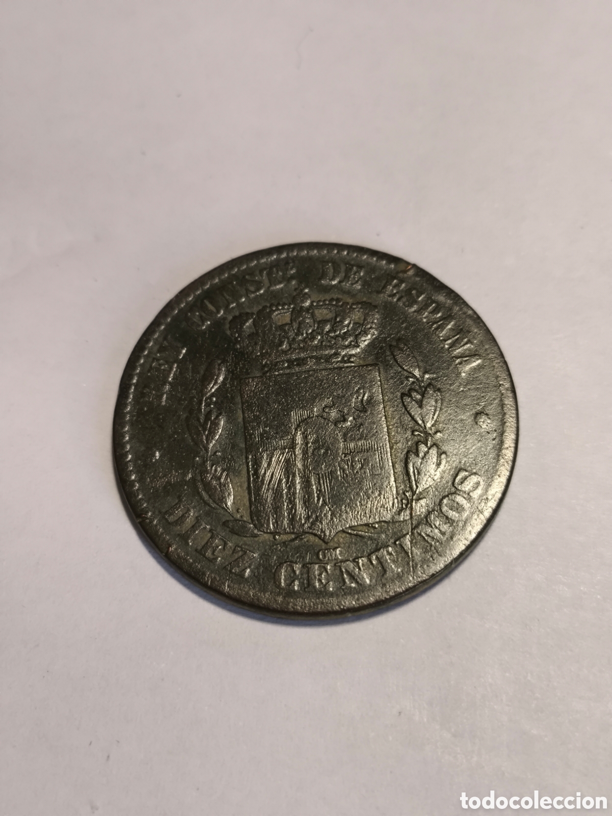 Monedas de Espa&ntilde;a: 10 C&eacute;ntimos Alfonso XII 1878 - Foto 1