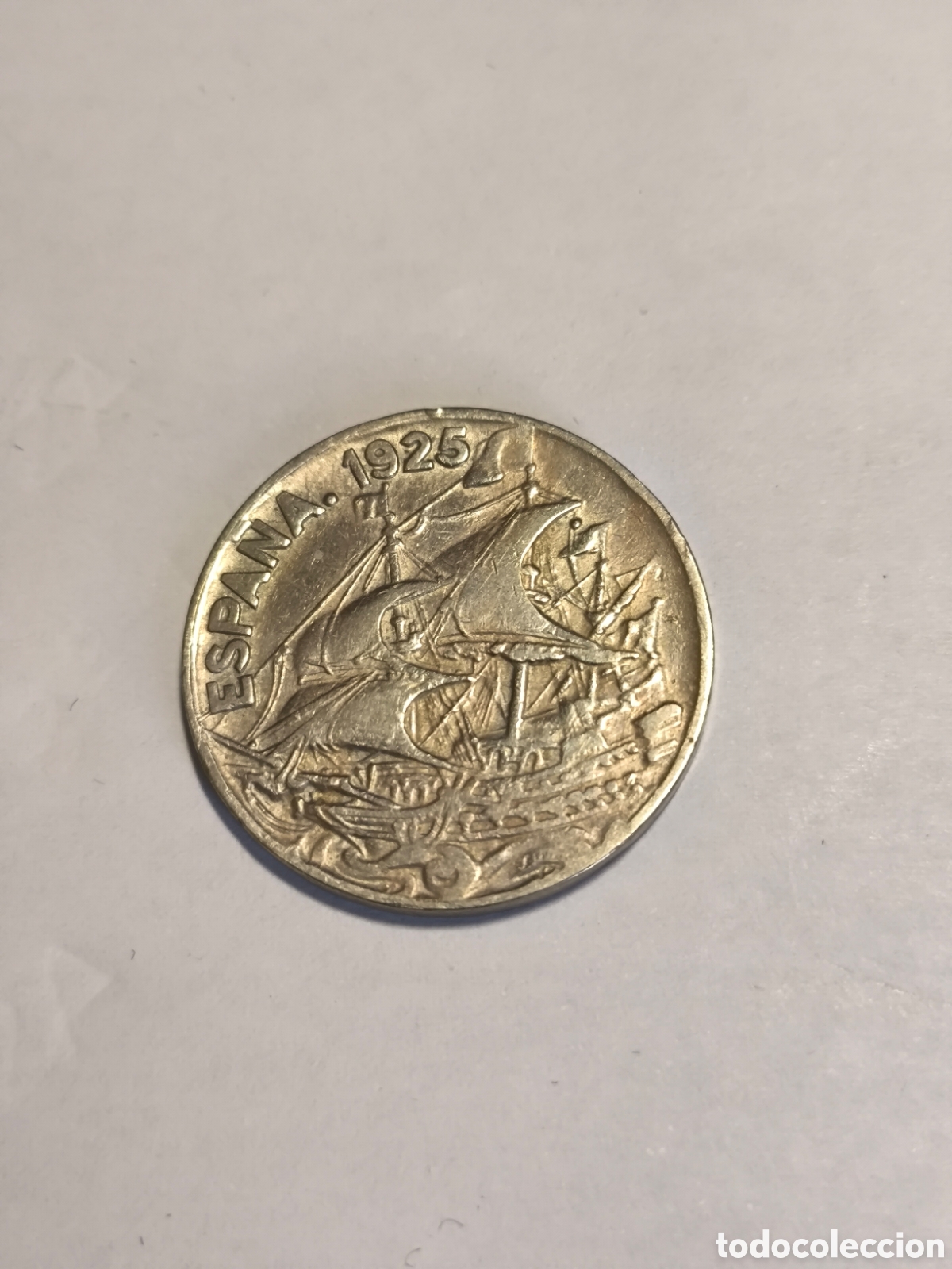 Monedas de Espa&ntilde;a: 25 C&eacute;ntimos Alfonso XIII 1925 - Foto 2