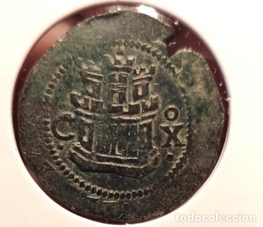 Monedas de Espa&ntilde;a: PRECIOSOS DOS MARAVED&Iacute;S DE FELIPE II CON CECA DE CUENCA - Foto 1