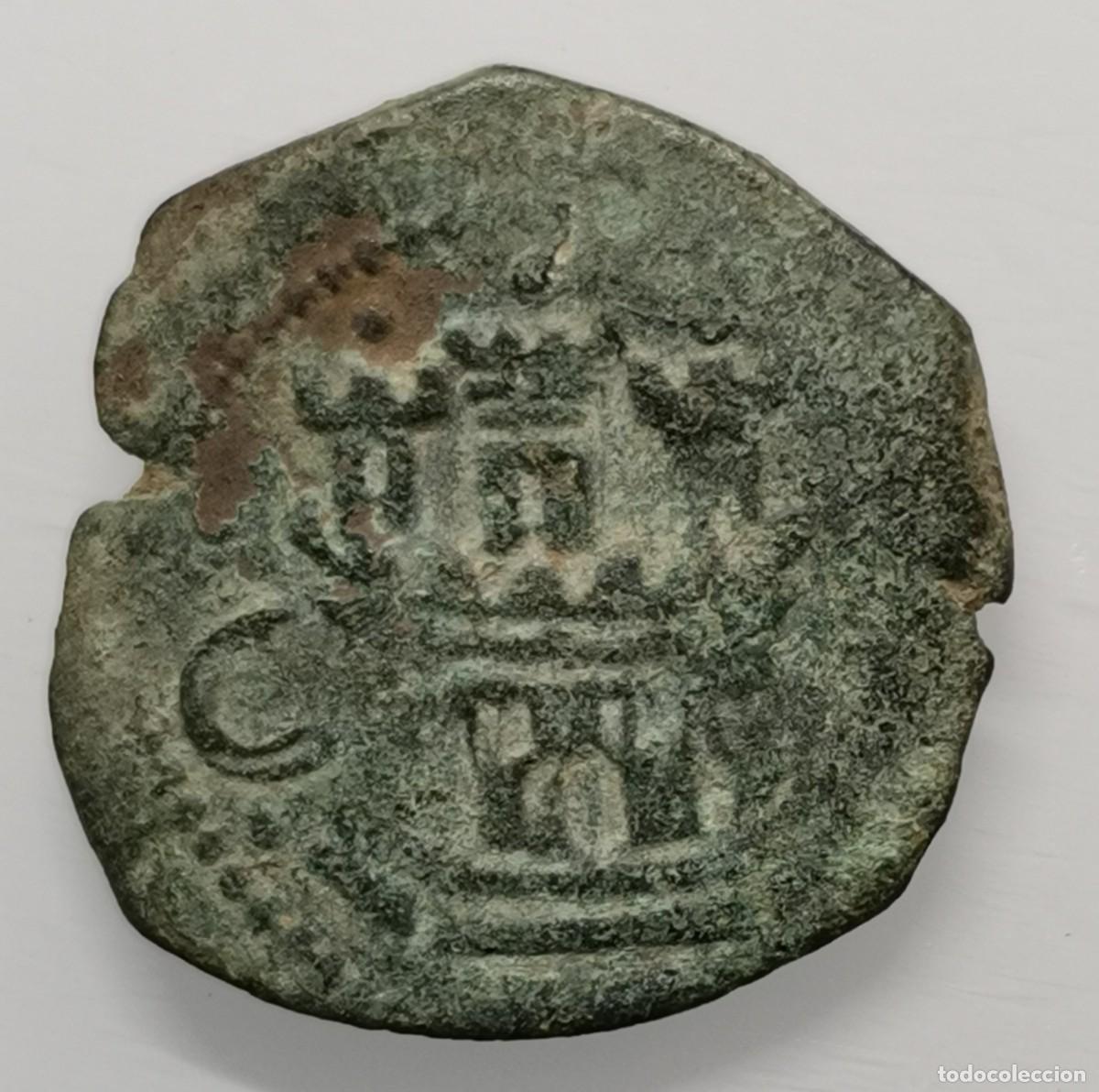 Monedas de Espa&ntilde;a: Felipe II 2 Maraved&iacute;s, Cuenca (1585-91). - Foto 1