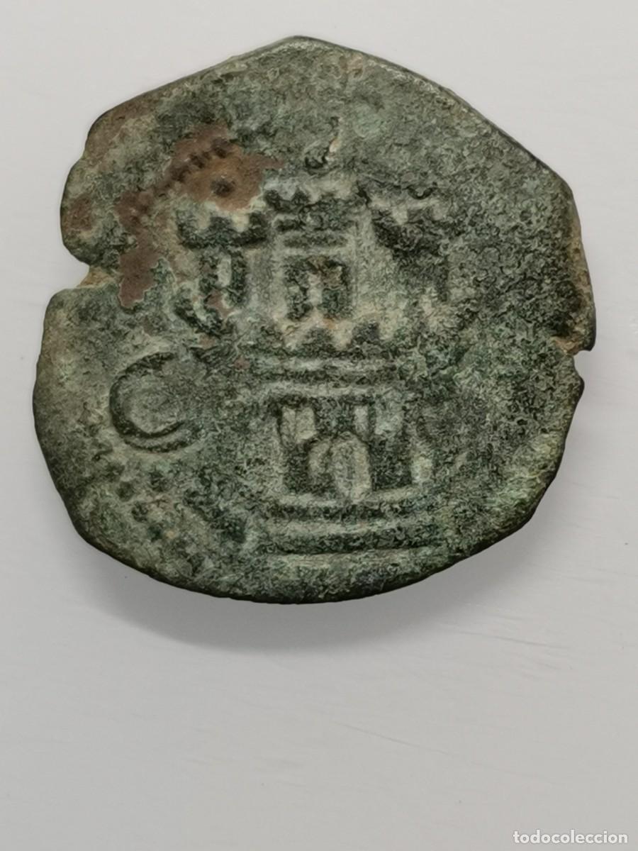 Monedas de Espa&ntilde;a: Felipe II 2 Maraved&iacute;s, Cuenca (1585-91). - Foto 3