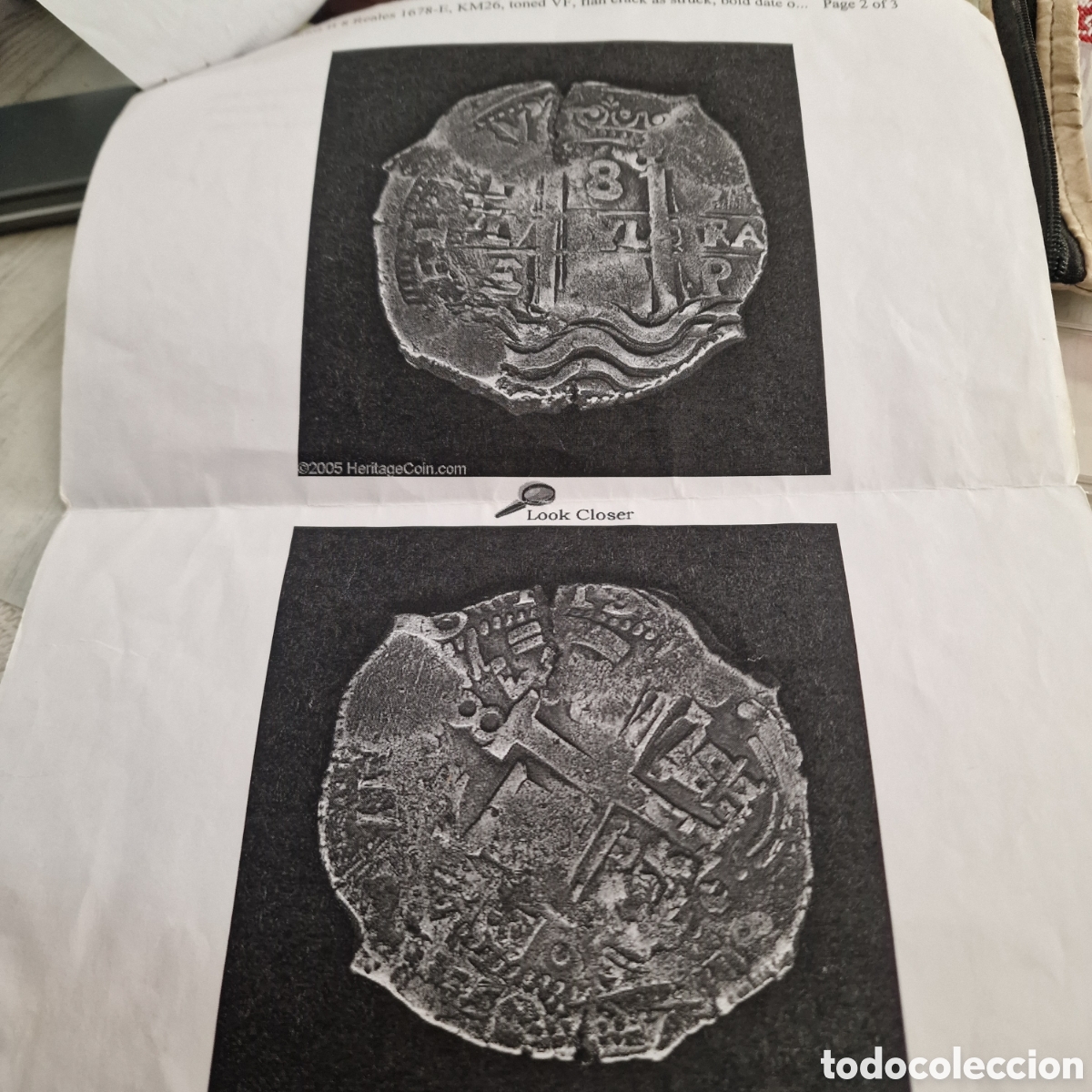 Monedas de Espa&ntilde;a: Macuquina de 8 reales - Foto 3