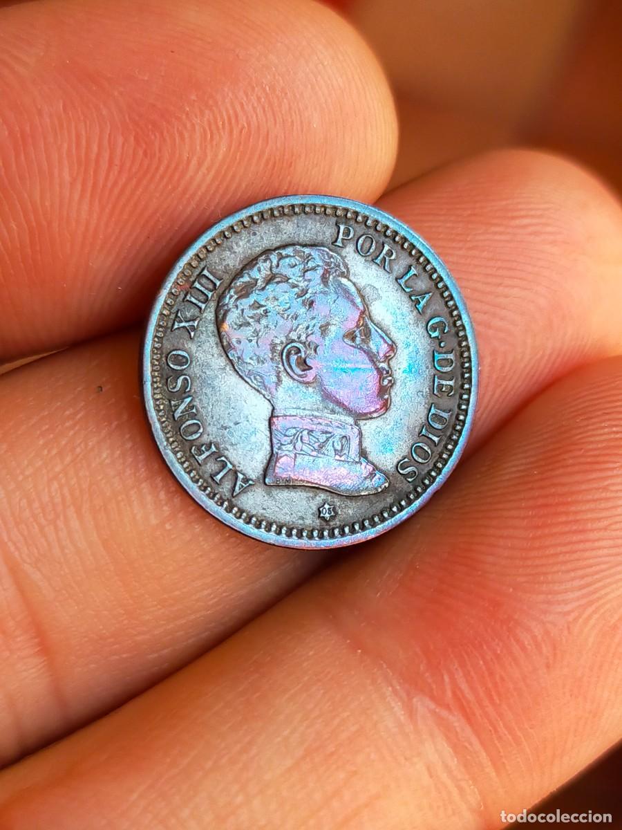 Monedas de Espa&ntilde;a: MONEDA DE 2 DOS C&Eacute;NTIMOS ESPA&Ntilde;A SMV 1905 * 05 ALFONSO XIII MUY BUENA CONSERVACION