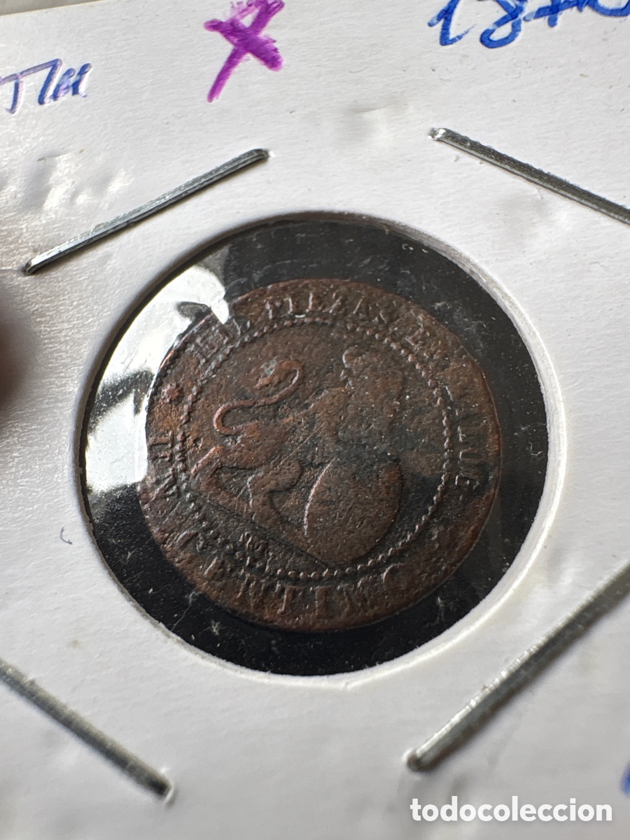 Monedas de Espa&ntilde;a: Moneda 1 c&eacute;ntimo 1870 Gobierno Provisional (A3) - Foto 1