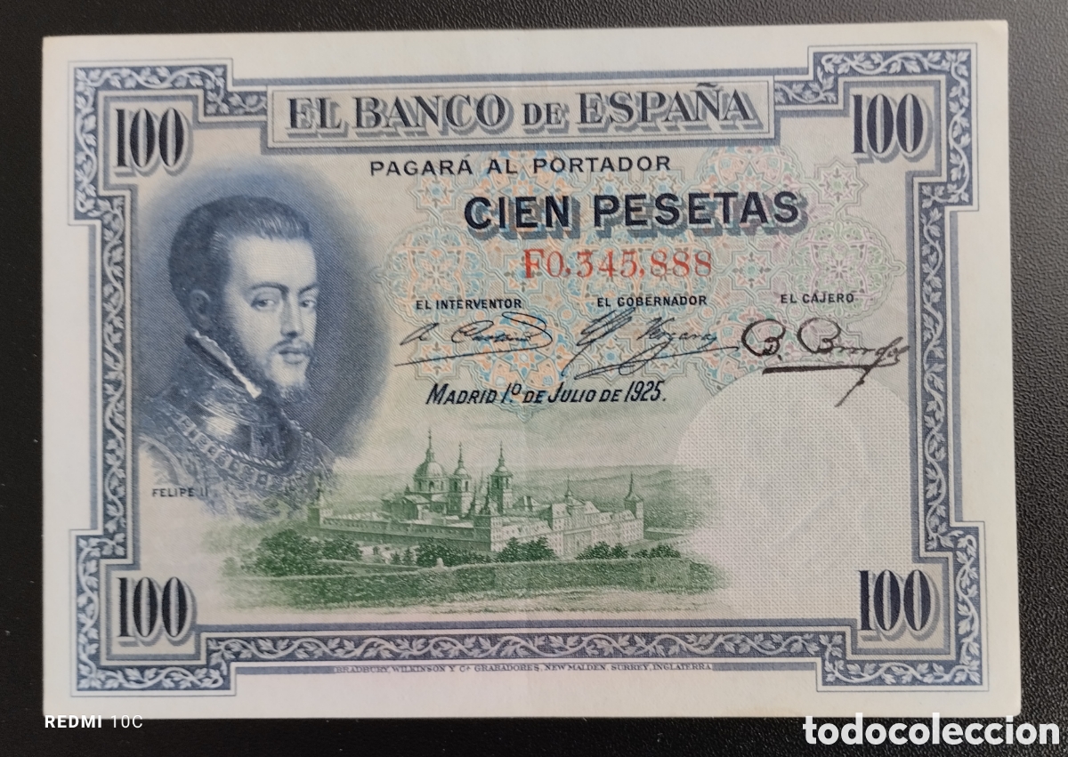 Monedas de Espa&ntilde;a: Billete Espa&ntilde;a de 1925 - Foto 1
