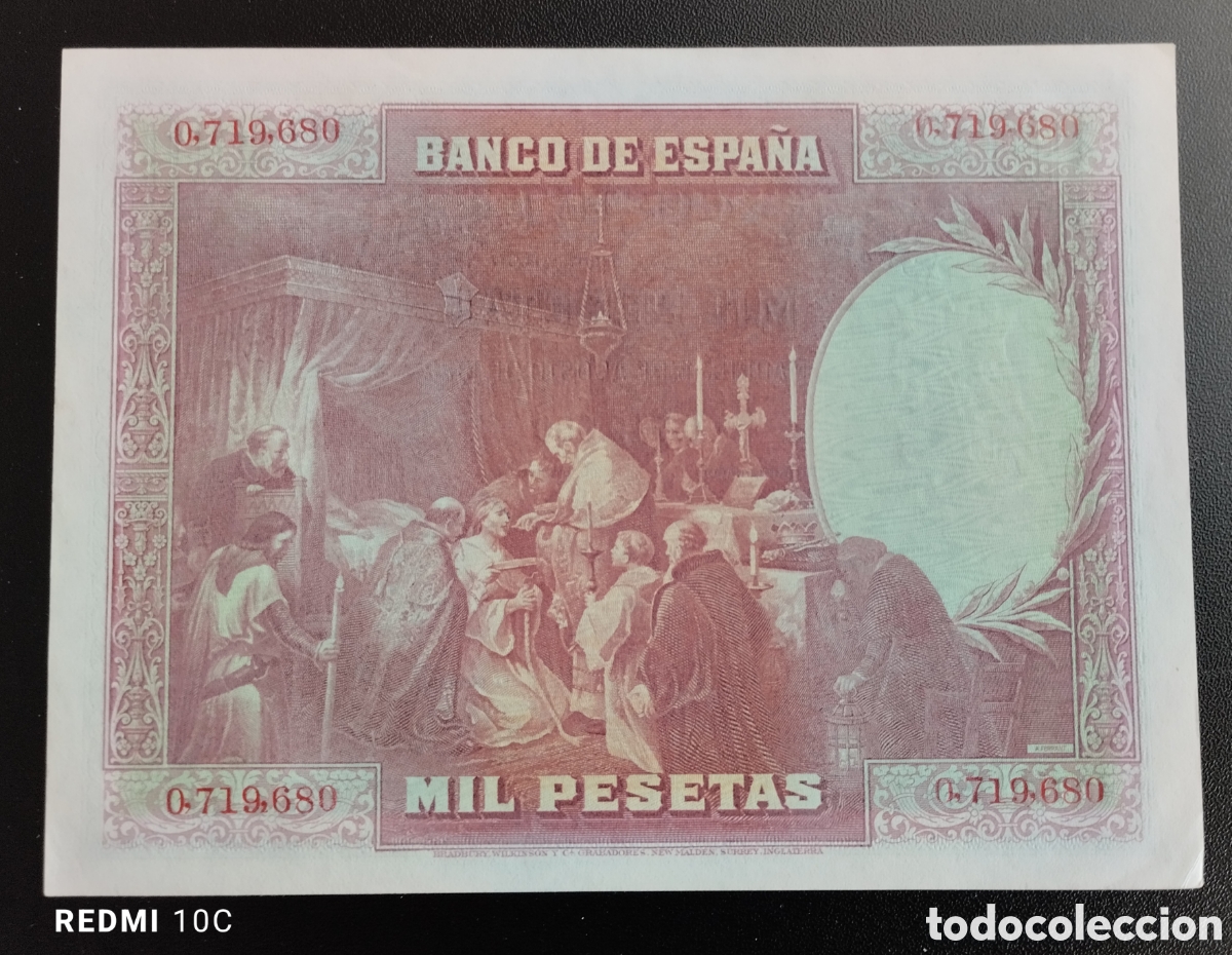 Monedas de Espa&ntilde;a: Billete Espa&ntilde;a de 1928 - Foto 2