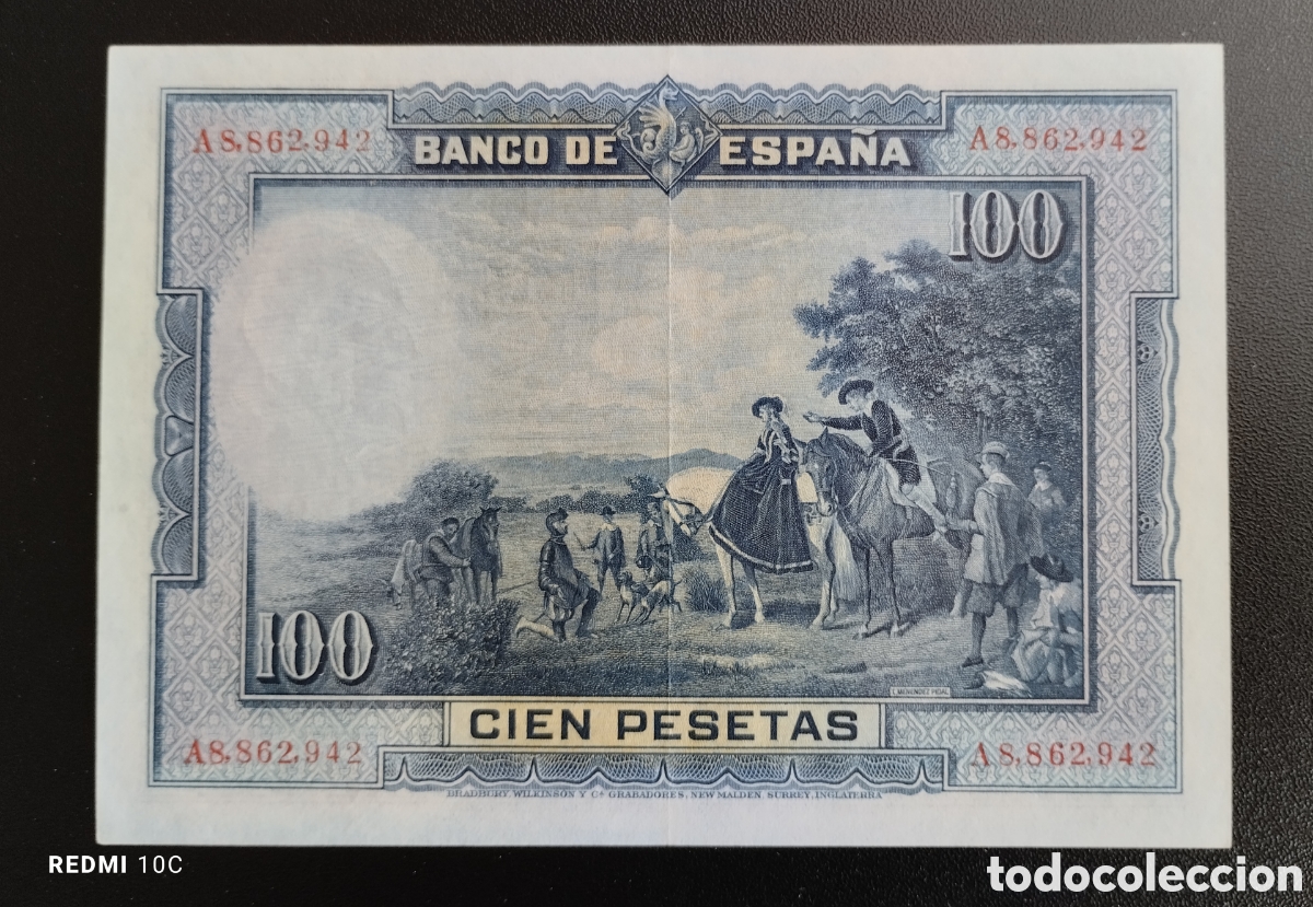 Monedas de Espa&ntilde;a: Billete de Espa&ntilde;a de 1928 - Foto 2
