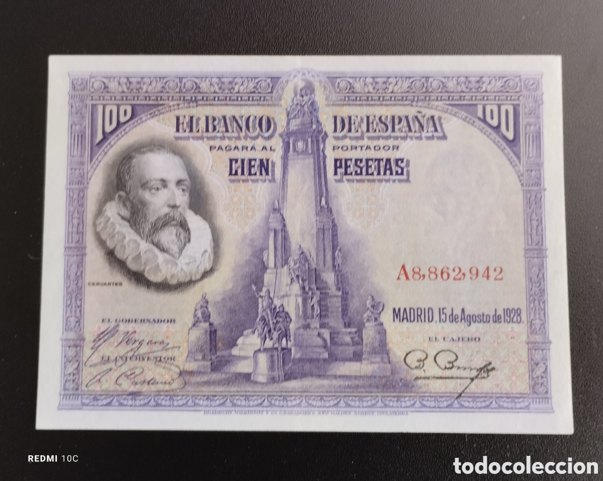 Monedas de Espa&ntilde;a: Billete de Espa&ntilde;a de 1928 - Foto 1