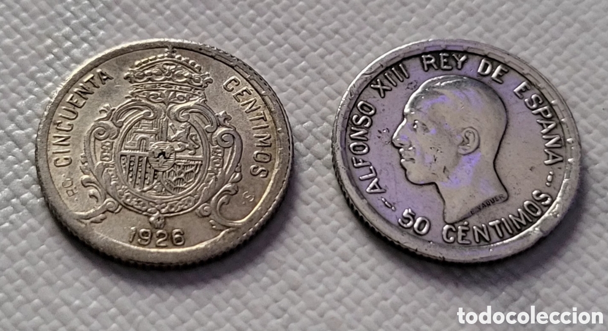 Monedas de Espa&ntilde;a: 1926 plata Alfonso XIII - Foto 2