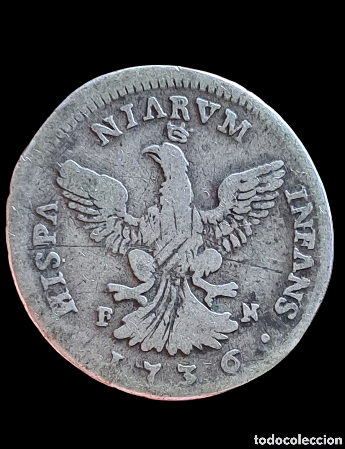 Monedas de Espa&ntilde;a: Moneda de 4 Tari de 1736 - Foto 2