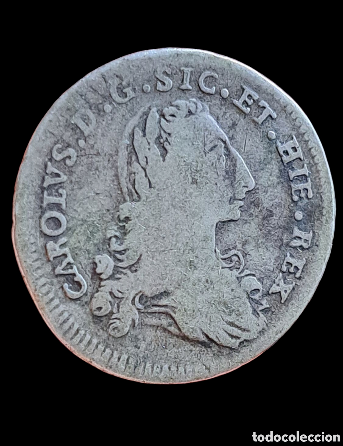 Monedas de Espa&ntilde;a: Moneda de 4 Tari de 1736 - Foto 1