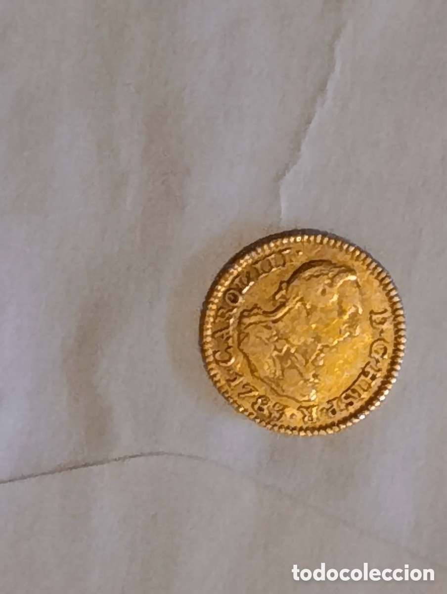 Monedas de Espa&ntilde;a: Moneda de oro, medio escudo - Foto 1