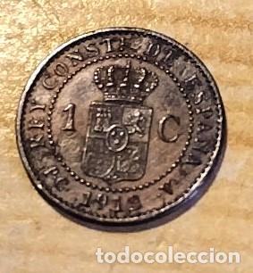 Monedas de Espa&ntilde;a: MONEDA DE UN C&Eacute;NTIMO A&Ntilde;O 1912 ALFONSO XIII - Foto 2