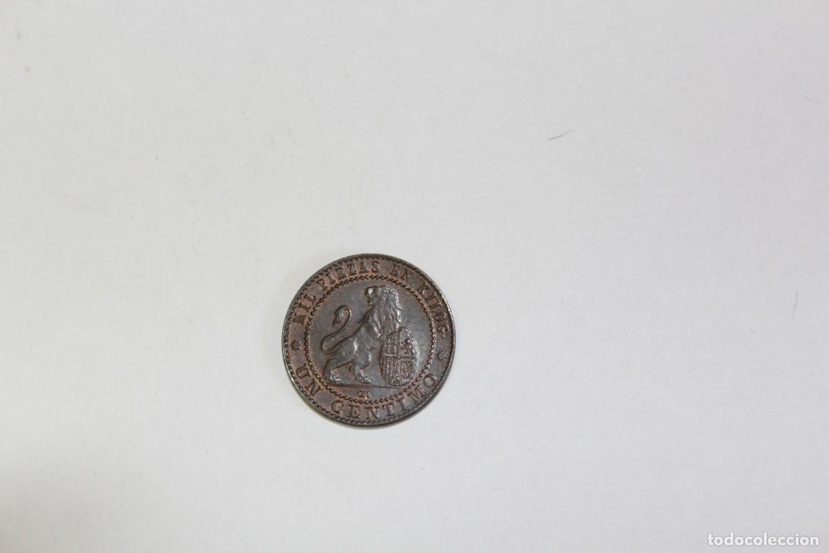 Monedas de Espa&ntilde;a: 1 CENTIMO de 1870 OM XC 27 ESPA&Ntilde;A en EBC - Foto 2