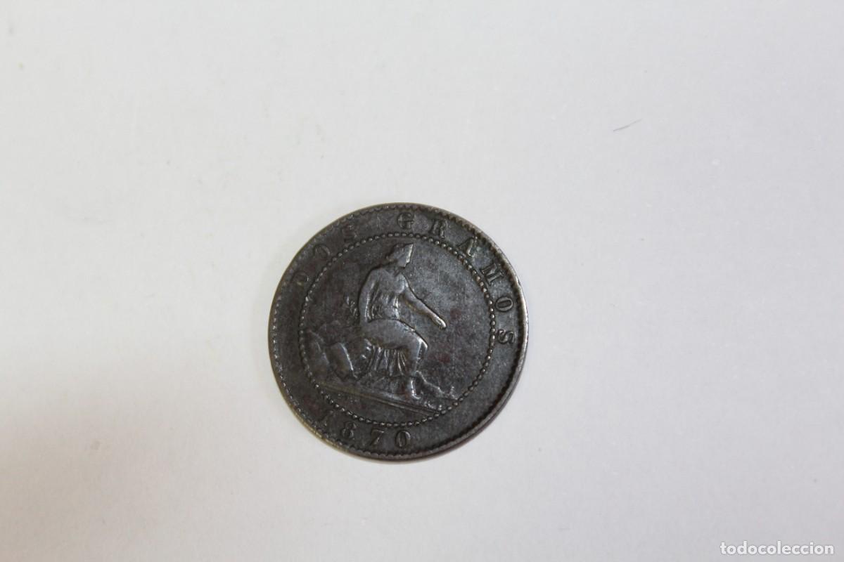 Monedas de Espa&ntilde;a: 2 CENTIMOS de 1870 OM XC 26 ESPA&Ntilde;A en MBC - Foto 1