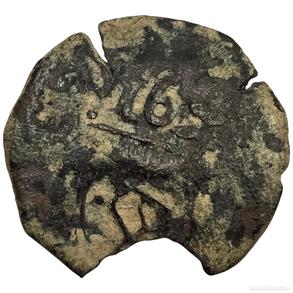 Monedas de Espa&ntilde;a: ESPA&Ntilde;A. MARAVEDI DE LOS AUSTRIAS RESELLADO. - Foto 2