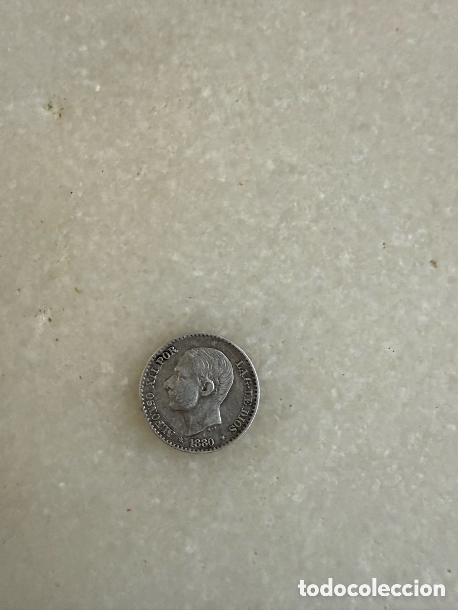 Monedas de Espa&ntilde;a: 50 c&eacute;ntimos pesetas Alfonso XII - Foto 4