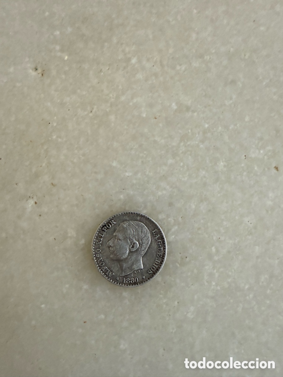 Monedas de Espa&ntilde;a: 50 c&eacute;ntimos pesetas Alfonso XII - Foto 5