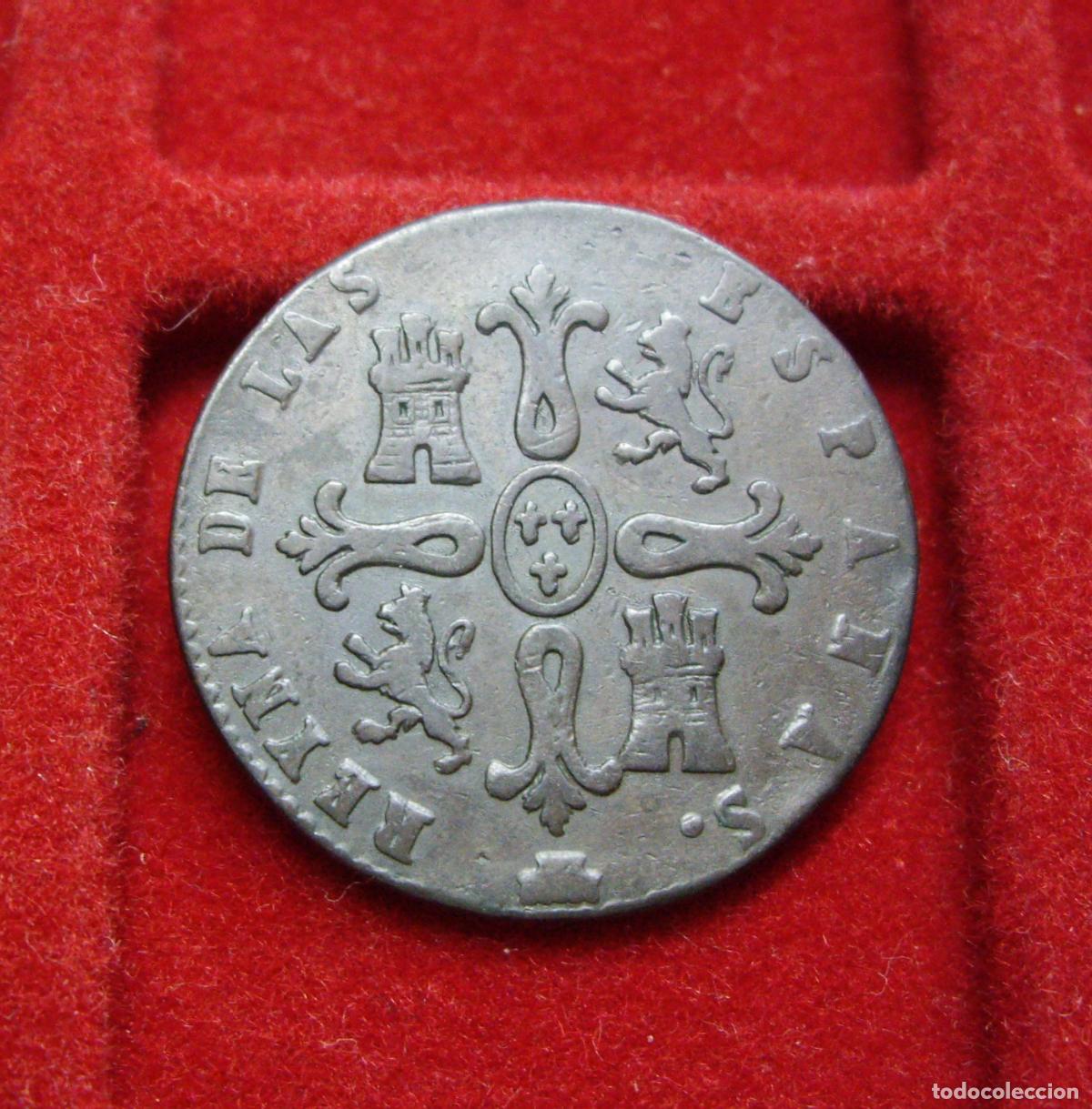 Monedas de Espa&ntilde;a: ISABEL II - 8 MARAVEDIS 1849 - SEGOVIA - Foto 2