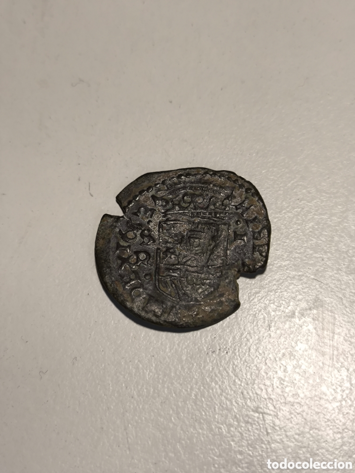 Monedas de Espa&ntilde;a: 16 Maraved&iacute;s Felipe IV 1663 Ceca Sevilla - Foto 2