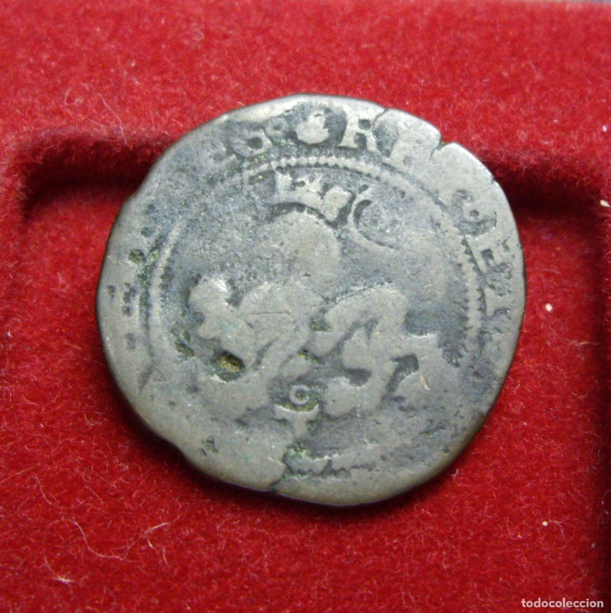 Monedas de Espa&ntilde;a: REYES CATOLICOS - 2 MARAVEDIS de TOLEDO - Foto 2