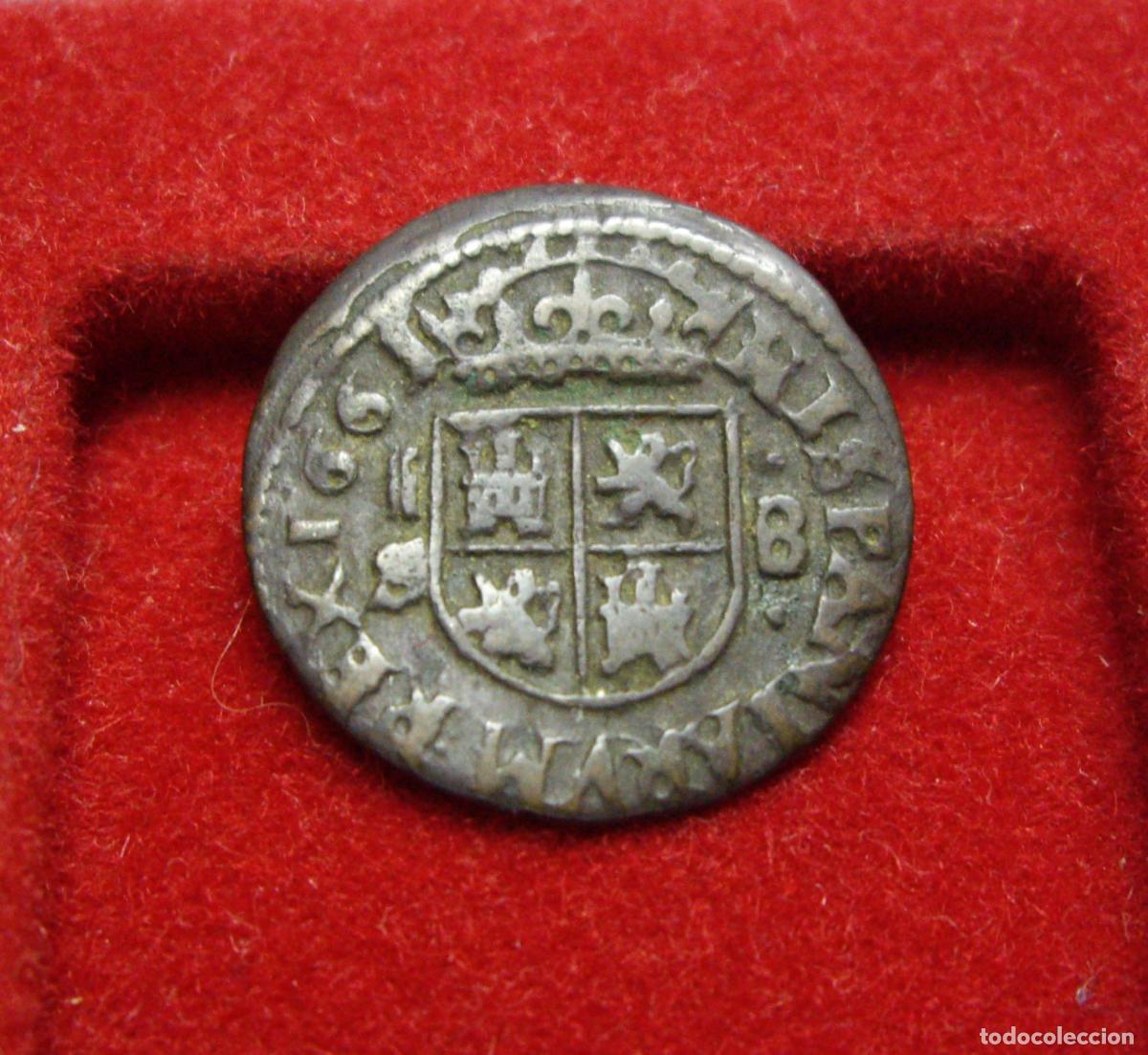 Monedas de Espa&ntilde;a: FELIPE IV - 8 MARAVEDIS SEGOVIA 1661 - Foto 2